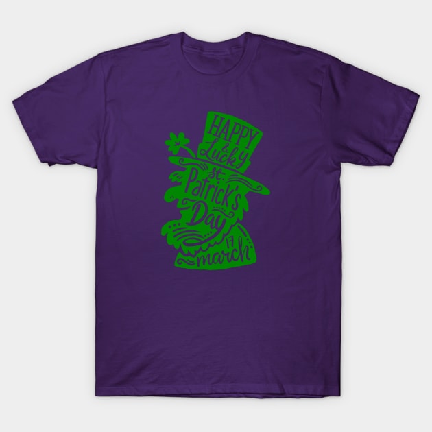 Happy St. Patrick's Day T-Shirt by Bananagreen